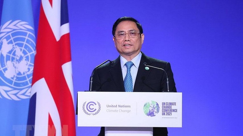 Thủ tướng Phạm Minh Chính phát biểu tại Hội nghị COP26.