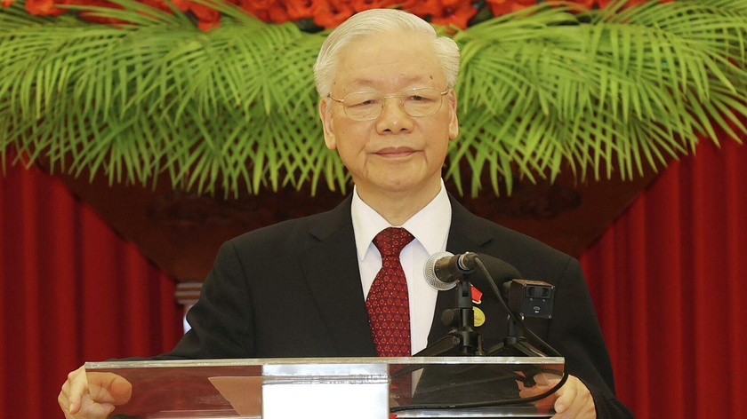 Tổng Bí thư Ban Chấp hành Trung ương Đảng Cộng sản Việt Nam Nguyễn Phú Trọng được trao tặng Giải thưởng Lênin.