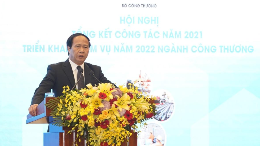 Phó Thủ tướng Lê Văn Thành phát biểu tại Hội nghị. 