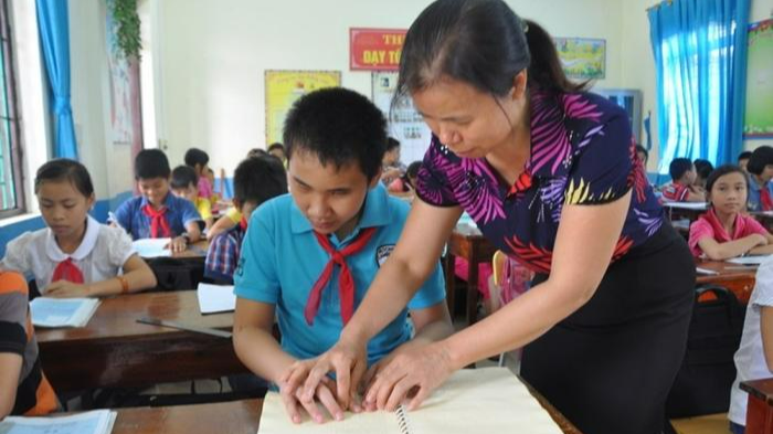 Số trẻ khuyết tật được đi học ở Việt Nam đã tăng gấp 10 lần trong 2 thập kỷ qua. (Ảnh minh họa)