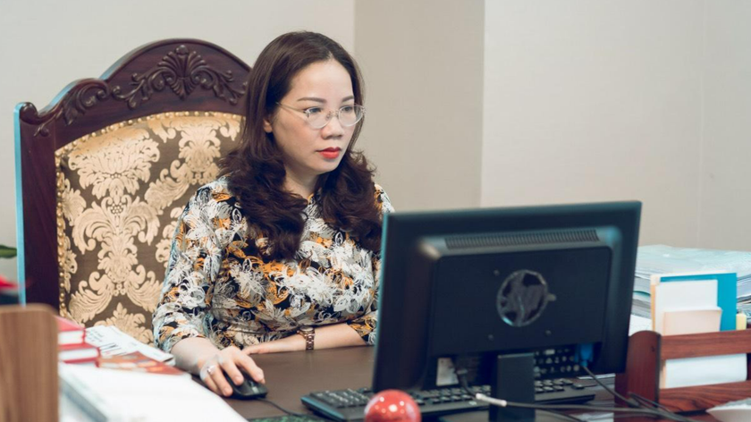 Vụ trưởng Vụ Pháp chế & Quản lý khoa học, Viện Kiểm sát nhân dân Tối cao, bà Hoàng Thị Quỳnh Chi. 