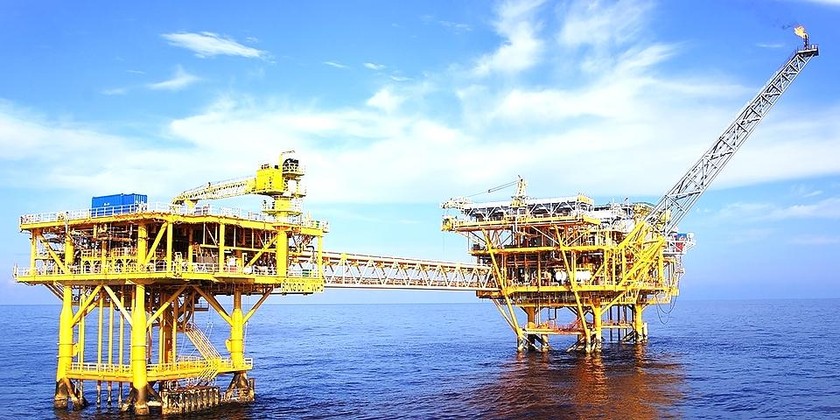 Công trình dầu khí trên biển của PVN 