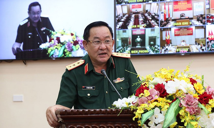  Thượng tướng Võ Minh Lương chỉ đạo toàn quân triển khai thực hiện Ngày Pháp luật Việt Nam. 