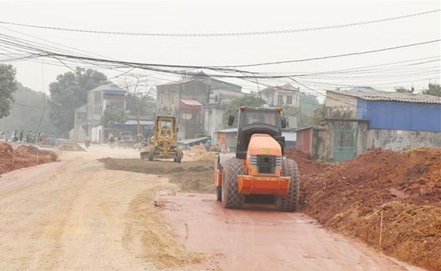 Thi công nâng cấp đường Việt Bắc giai đoạn 2 thuộc dự án ‘’Chương trình đô thị miền núi phía Bắc – TP Thái Nguyên”. 