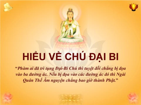 Nghe Chú Đại Bi có tác dụng gì: Ý nghĩa của Chú Đại Bi | Báo Pháp luật Việt Nam điện tử