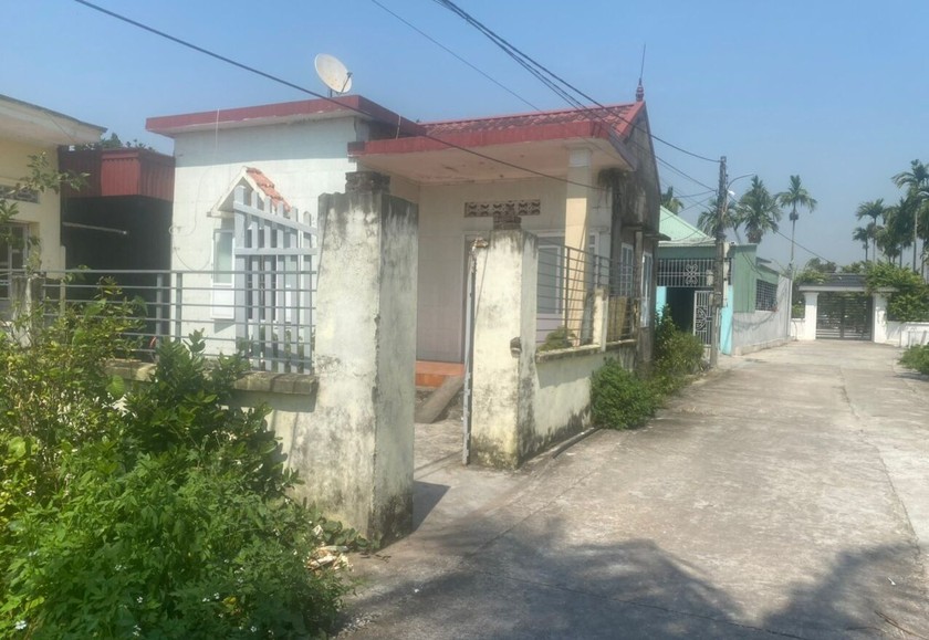 Ngôi nhà gia đình ông Phong đang sử dụng nhưng đã bị sang tên hai lần. 