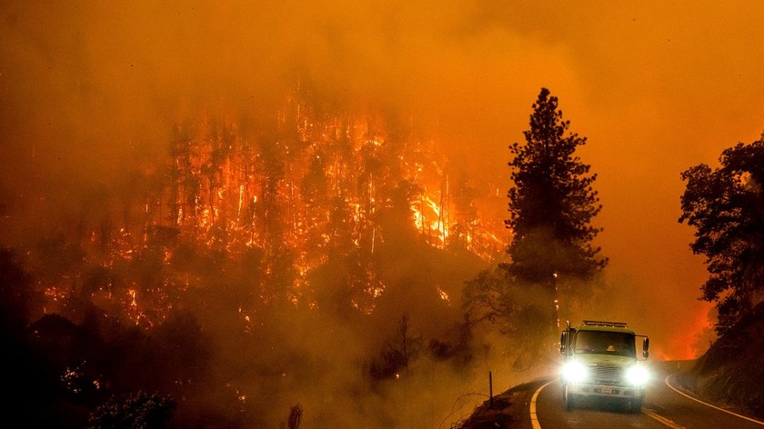 Tình trạng cháy rừng tại Bắc California trầm trọng qua các năm. (Ảnh: CNN)