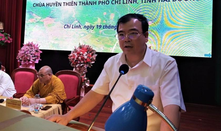 Đ/c Nguyễn Minh Hùng, Phó Chủ tịch UBND tỉnh Hải Dương phát biểu tại Hội thảo.