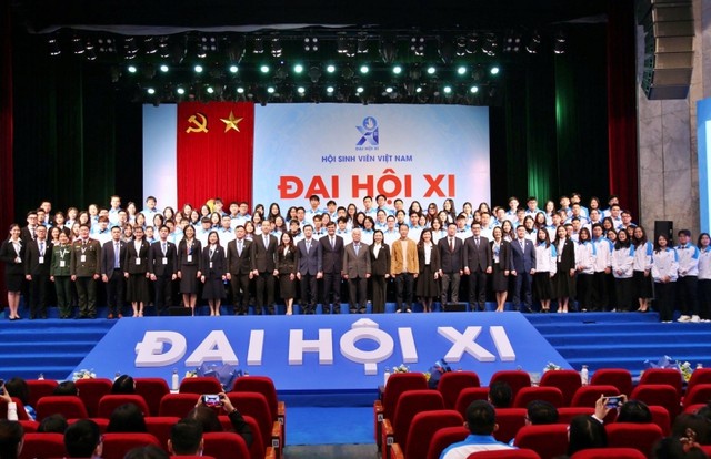 Ban Chấp hành Trung ương Hội Sinh viên Việt Nam khoá XI gồm 103 đồng chí. Ảnh BTC