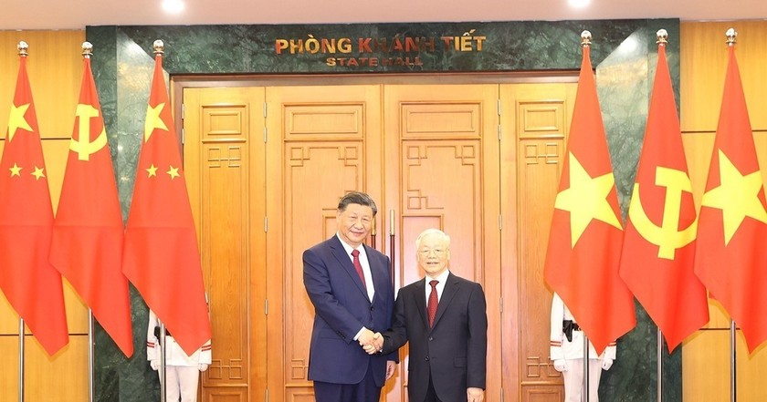 Tổng Bí thư của Việt Nam và Trung Quốc gửi Thư chúc mừng Năm mới Giáp Thìn