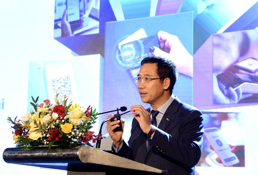 Ông Lưu Trung Thái - Phó Chủ tịch HĐQT, CEO MB - chia sẻ về nền kinh tế không tiền mặt là điều kiện phát triển tương lai hiện đại, bền vững.