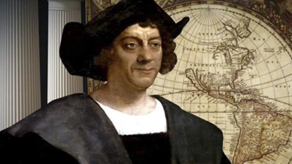 Phác họa chân dung Christopher Columbus 