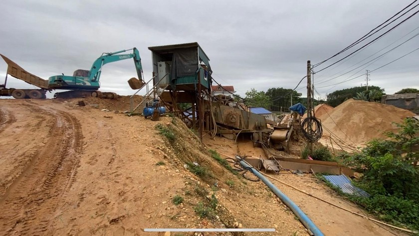 Đồng Hỷ, Thái Nguyên: Nghi vấn hai doanh nghiệp xây dựng dây chuyền nghiền cát sỏi trái phép