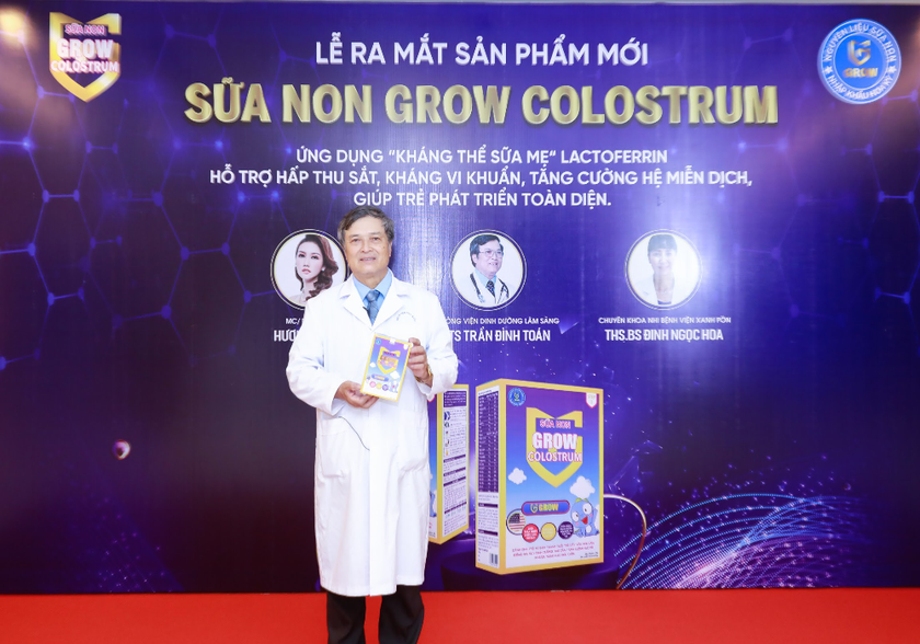 PGS.TS Trần Đình Toán – Viện trưởng Viện dinh dưỡng lâm sàng tham dự chương trình Tọa đàm. 