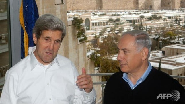 Ngoại trưởng Mỹ Kerry khởi động năm 2014 bằng nỗ lực hòa bình cho Trung Đông