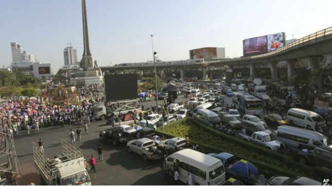 Người biểu tình Thái Lan bắt đầu “đóng cửa” Bangkok