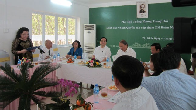 Phó Thủ tướng Hoàng Trung Hải thăm DNTN Trà Hoàn Ngọc 7 Nga Tây Ninh
