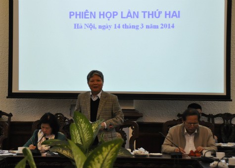 Bộ trưởng Hà Hùng Cường - Chủ tịch HĐPH PBGDPL TƯ phát biểu tại phiên họp