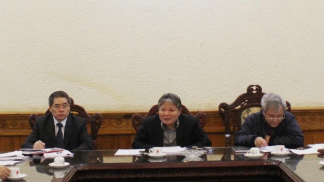 Bộ trưởng Bộ Tư pháp, Trưởng ban chỉ đạo Hà Hùng Cường tại phiên họp