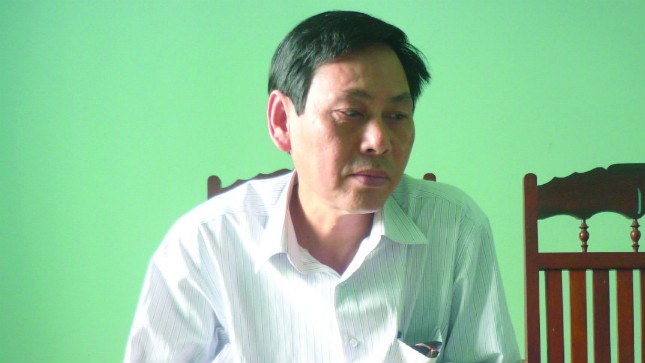 Ông Đào Duy Hiến -Trưởng phòng TN&MT huyện Sa Thầy