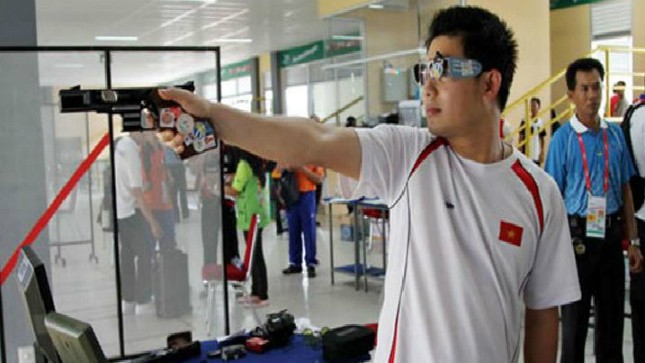 Bắn súng là môn thể thao mạnh của Việt Nam đã từng đạt nhiều giải thưởng quốc tế. Ảnh minh họa