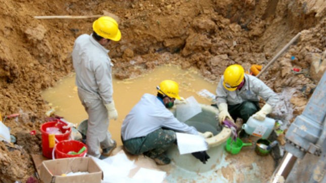 Khắc phục sự cố vỡ đường ống dẫn nước Sông Đà lần thứ 7