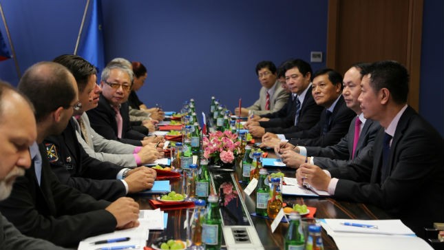 Đoàn đại biểu cấp cao Bộ Công an Việt Nam Hội đàm với Đoàn đại biểu cấp cao Bộ Nội vụ Cộng hòa Séc