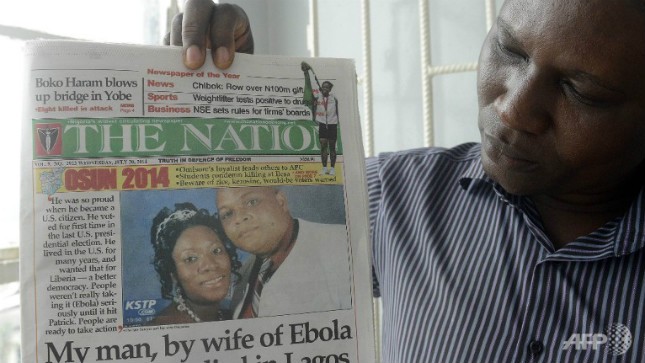Dịch Ebola đang là nỗi sợ hãi của các nước trên thế giới