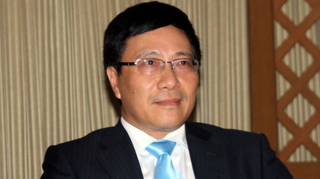 Phó Thủ tướng, Bộ trưởng Ngoại giao Việt Nam Phạm Bình Minh. Ảnh nguồn Internet