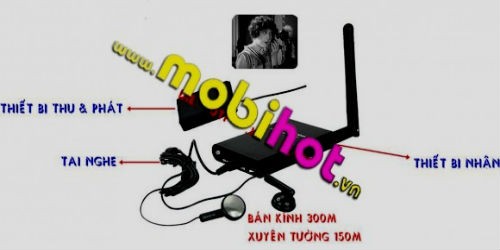 Ảnh minh họa cho hoạt động của thiết bị nghe lén được chào bán trên trang mobihot.vn