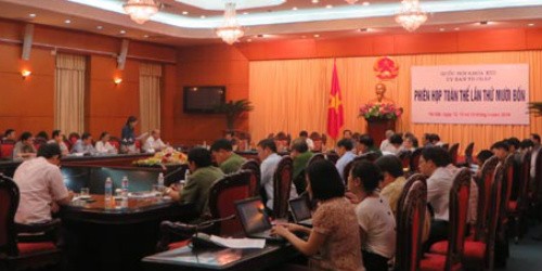 Ủy ban Tư pháp của Quốc hội khai mạc Phiên họp toàn thể lần thứ 14 về công tác phòng, chống tham nhũng năm 2014