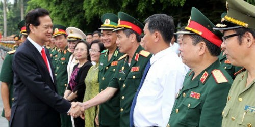 Thủ tướng Nguyễn Tấn Dũng dự Lễ khai giảng của Học viện Quốc phòng