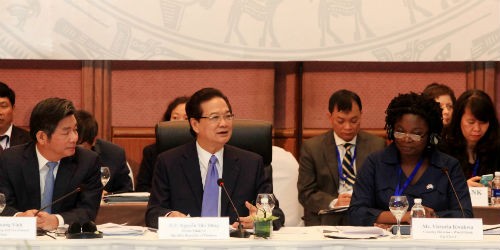 Thủ tướng Nguyễn Tấn Dũng phát biểu tại Diễn đàn VDPF