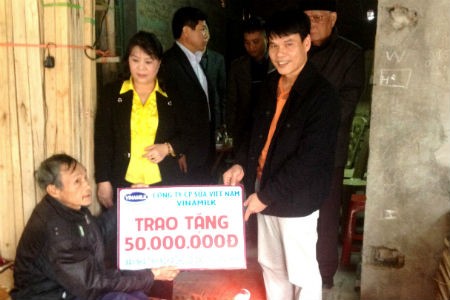 Vinamilk hỗ trợ xây nhà tình thương tại Thái Bình