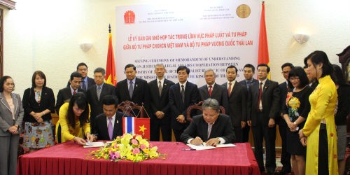 Tăng cường quan hệ hợp tác tư pháp Việt Nam - Thái Lan