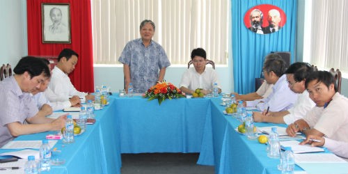 Bộ trưởng Hà Hùng Cường phát biểu tại buổi làm việc