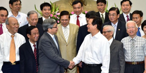 Thủ tướng gặp mặt các đại biểu trí thức Hội Liên hiệp các Hội KH&KT Việt Nam