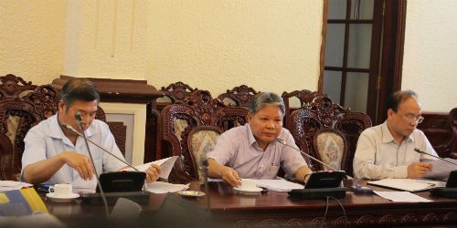 Bộ trưởng Hà Hùng Cường chủ trì cuộc họp Ban soạn thảo Dự án Pháp lệnh Đào tạo một số chức danh tư pháp