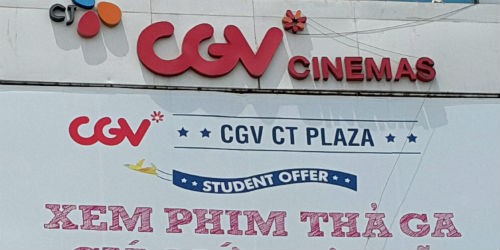 Một chương trình quảng cáo vé xem phim “bom tấn” của Tập đoàn giải trí đa phương tiện CJ CGV tại Việt Nam