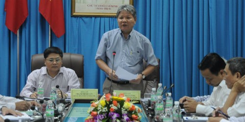 Bộ trưởng Hà Hùng Cường phát biểu trong buổi làm việc tại tỉnh Đắk Lắk