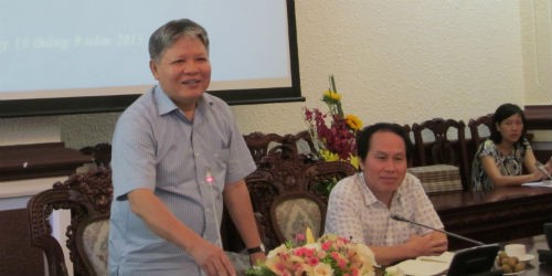 Bộ trưởng Hà Hùng Cường phát biểu tại buổi gặp mặt