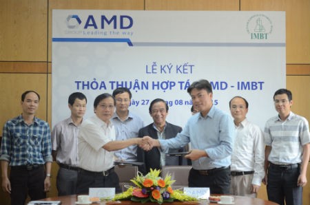 Lãnh đạo AMD và IMBT ký thỏa thuận hợp tác