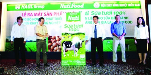 Ra mắt sản phẩm Nuti sữa tươi 100%