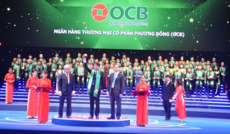 OCB vinh dự nhận giải thưởng “Sao vàng Đất Việt” năm 2015