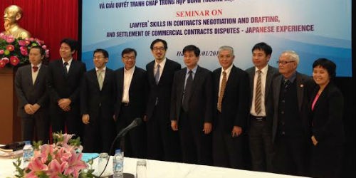 Hội thảo kỹ năng của luật sư trong đàm phán, soạn thảo hợp đồng và giải quyết tranh chấp trong hợp đồng thương mại - kinh nghiệm của Nhật Bản