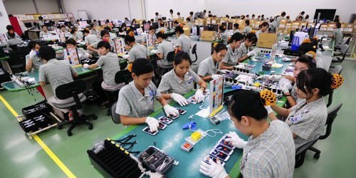 Với sự có mặt của Samsung, Việt Nam đang trở thành một trung tâm sản xuất, lắp ráp điện thoại của thế giới. Ảnh minh họa. Nguồn Internet