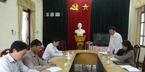 Khảo sát nhân rộng mô hình lồng ghép phổ biến, giáo dục pháp luật thông qua sinh hoạt chi bộ tại xã Liên Châu, huyện Yên Lạc
