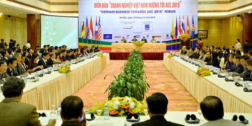 Toàn cảnh Diễn đàn doanh nghiệp Việt Nam hướng tới AEC