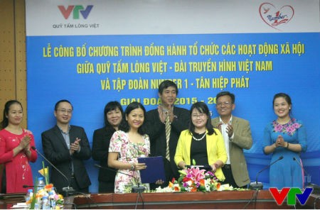 Tân Hiệp Phát và VTV phối hợp tổ chức các hoạt động từ thiện