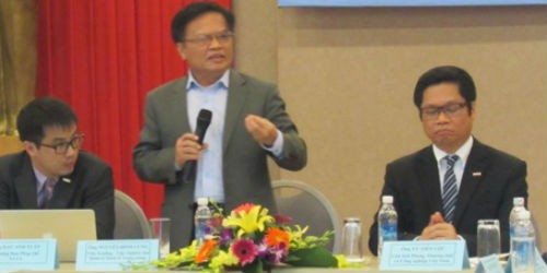 Ông Nguyễn Đình Cung phát biểu tại Hội nghị